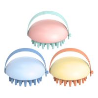 [Nai Nai comb]แปรงหนังศีรษะ Haircomb แชมพู Stings Scrubber หัวทำความสะอาดเครื่องกระตุ้นทำความสะอาดแปรงซิลิโคนรังแค