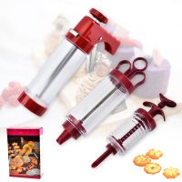 【hot】❇►  2 Styles Decorating Gun Set Nozzles Piece Pastry Cookie Syringe Dessert Extruder Tools