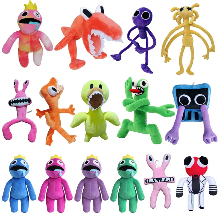 BETOP Rainbow Friends Plush Toy Little Blue Man Little Green Man Doll ...