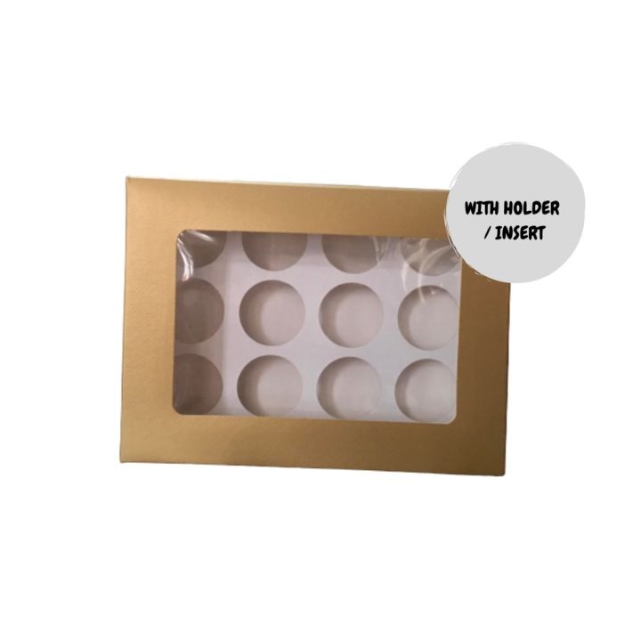 RM Boxes 5 x 6¾ x 2 RM ¾oz Mini Cupcake 12s Pre-Formed Box