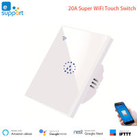 Ewelink สวิตช์ไฟ Super Wifi 20A สวิตช์หม้อต้ม Wifi สวิทช์เครื่องทำน้ำอุ่น Wifi ไม่จำเป็นต้องใช้ฮับทำงานร่วมกับ Alexa Echo