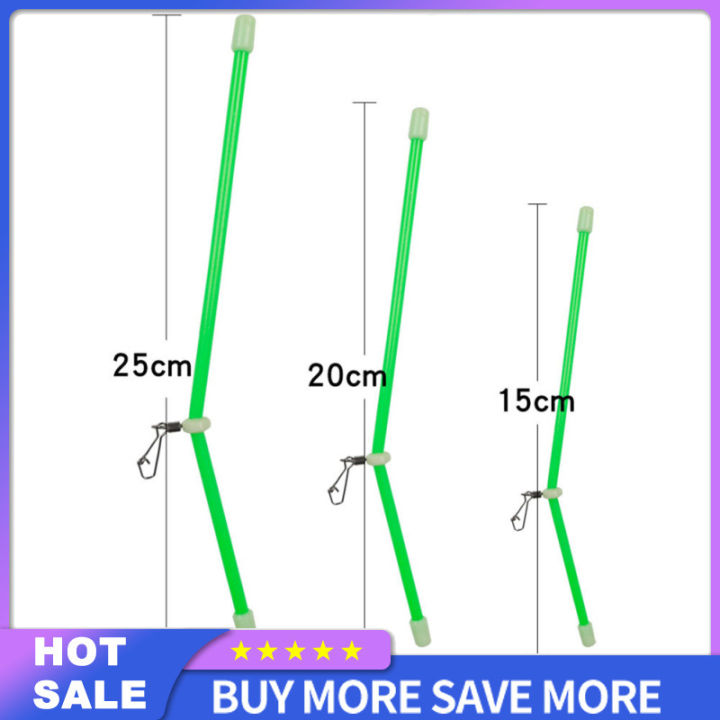 25ชิ้นชุดขาตั้งป้องกันการพันกันตกปลาเรืองแสงอุปกรณ์-peralatan-pancing-สำหรับตกปลากลางคืน