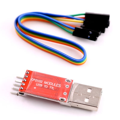 USB CP2102โมดูลเพื่อ TTL พอร์ตอนุกรมโมดูล UART ดาวน์โหลด STC ด้วยบรรทัด DuPont