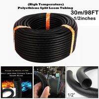 98ft Polyethylene Split Wire Loom Conduit Tubing Sleeve Cable Protection For Automotive Marine Industrial Wiring Applications Electrical Circuitry Par