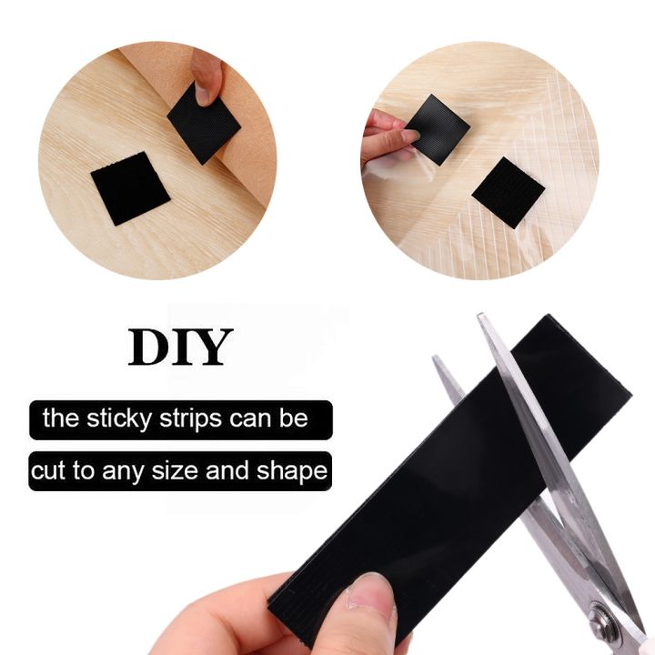 5pcs-multifunction-fixing-stickers-adhesive-fastener-tape-strong-glue-hook-and-loop-tapes-diy-sewing-supplies-adhesive-sticker