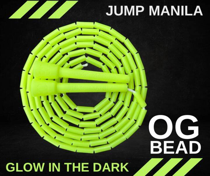 Jump Manila OG Beaded Jump Rope Glow in the dark Lazada PH