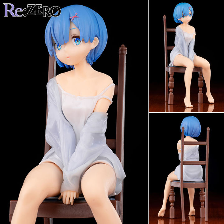 figure-ฟิกเกอร์-จากการ์ตูนเรื่อง-re-zero-starting-life-in-another-world-รีเซทชีวิต-ฝ่าวิกฤตต่างโลก-rem-เรม-room-wear-sit-on-chair-นั่งเก้าอี้-ver-anime-ของสะสมหายาก-อนิเมะ-การ์ตูน-มังงะ-คอลเลกชัน-ของข