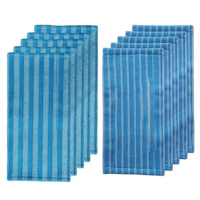 10Piece Mop Pad Replacement Parts for Philips FC6404 FC6409 XV1700/01 Speedpro Max/Powerpro Aqua Vacuum Cleaner Mop Rags Parts
