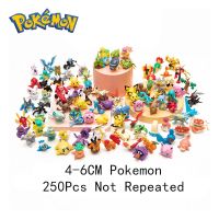 Pokemon Cartoon Character 4-6CM 10/20/30/40/50PCS Action Model Puzzle Figure Toy Pikachu Doll Childrens Day Gifts