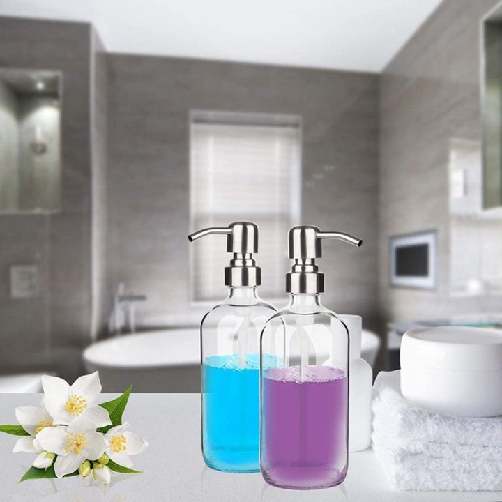 glass-soap-dispenser-with-pump-dish-soap-dispenser-for-kitchen-bathroom-glass-soap-dispenser-2-pack