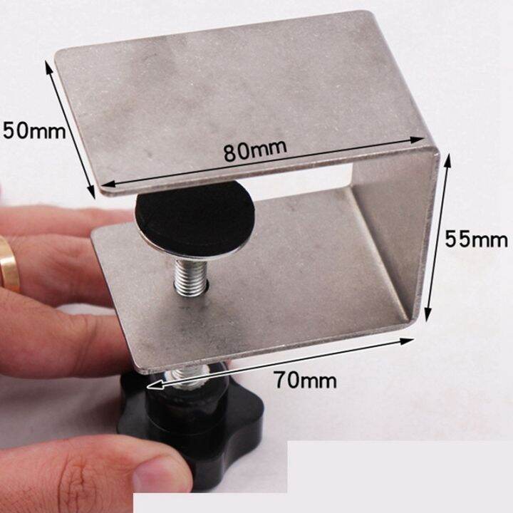 2pcs-smooth-woodworking-drawer-front-installation-clamp-hardware-jig-accessories-stainless-steel