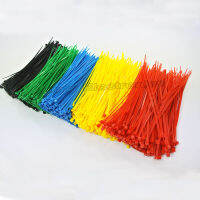 100PCS สายรัดพลาสติกที่มีสีสันสายรัด 100 มม. X 2 มม. 4 "Zip Tie Cable Wire Cable Loop Ties-SOPO STORE