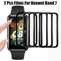 2Pcs 3D Protective film for Huawei Band 7 3D Curved Edge film for Huawei Band 7 Wristband Soft Screen Protector film Tools Screen Protectors