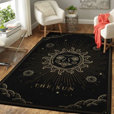 【CC】◊✙✉  for Room Decoration Sofa Table Large Area Rugs Bedroom Bedside Floor Witch Gothic