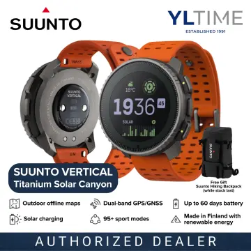 Suunto Vertical Titanium Solar GPS Watch (Canyon)