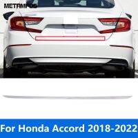 ขอบหุ้มฝากระโปรงท้ายสำหรับ Honda Ord 2018 2019 2020 2021 2022ที่จับกระโปรงหลังบูตสติกเกอร์แถบตกแต่งแต่งรถ