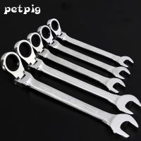 （Conbo metals） Petpig Wrenches 12 24Mm Car Repair Tool Set Keys Set Reversible Combination Stubby Ratchet Wrench Ratcheting Socket Spanner Set