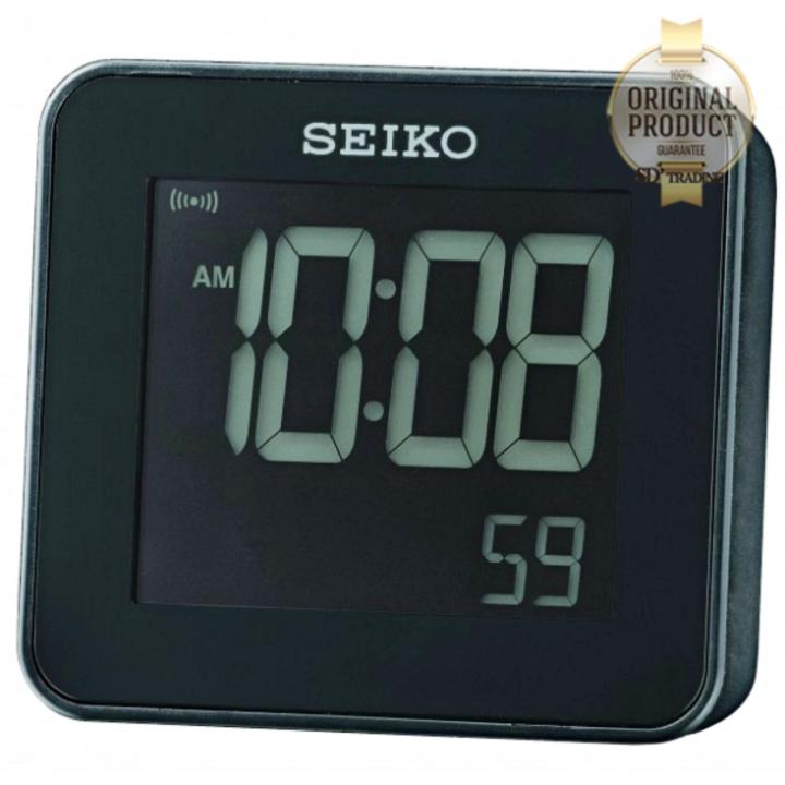 SEIKO CLOCKS นาฬิกาดิจิตอล รุ่น QHL079K - สีดำ