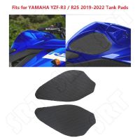 Fits for Yamaha YZF R3 R25 YZF-R3 YZF-R25 ABS 2019 2020 2021 2022 Motorcycle TankPad Side Tank Knee Traction Anti Slip Grip Pads