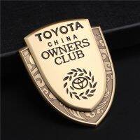 1 โลหะ Toyota Owners Club ด้านหลังตราสัญลักษณ์สำหรับ Toyota