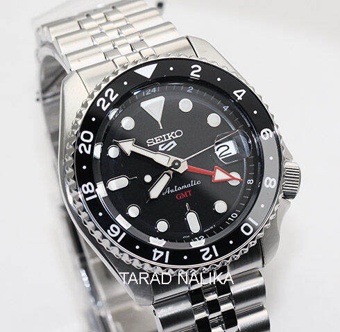 นาฬิกา-seiko-5-sports-new-automatic-gmt-ssk001k1-ของแท้-รับประกันศูนย์-tarad-nalika