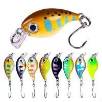 SGMSY 2pcs Wobblers crankbaits เหยื่อตกปลาขนาดเล็ก การสั่นสะเทือน ตะขอสามชั้น เหยื่อจมวิบ ร้อนแรงมาก รอกสปินเนอร์ เหยื่อล่อตกปลา อุปกรณ์ตกปลาสำหรับตกปลา