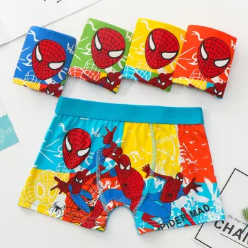 Kids Baby Boys Underwear Spider-Man Cotton Cartoon Boxer Briefs pantie  shorts