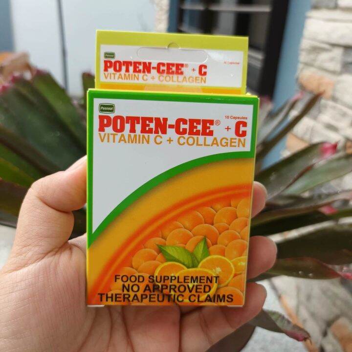 PotenCee + C Vitamin C + Collagen 10 capsules Lazada PH