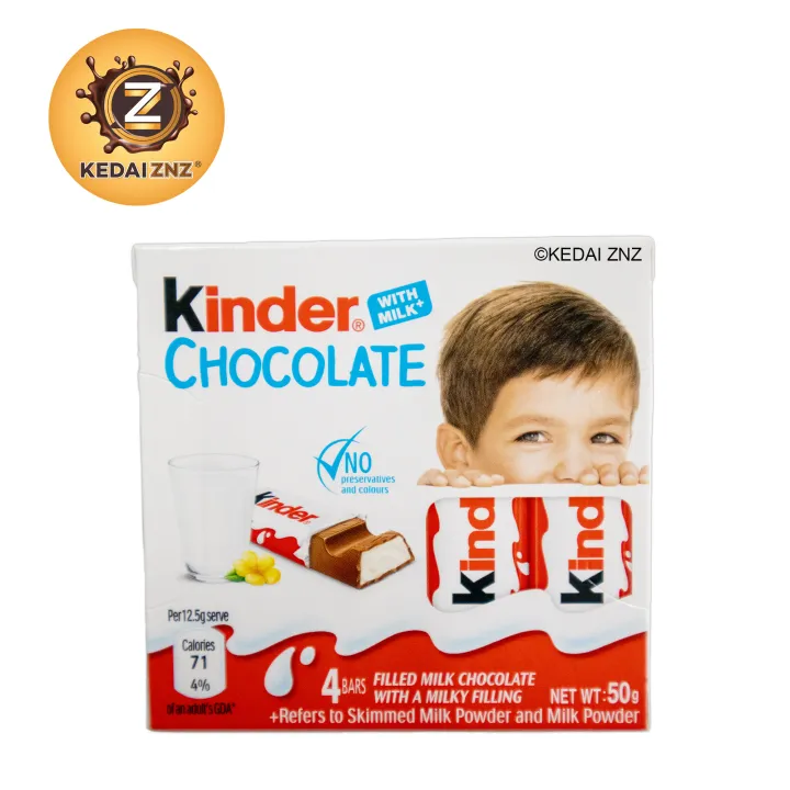 Chocolate Kinder CHOCOLATE Bar T4 50g Coklat | Lazada