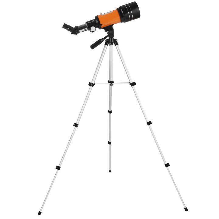 70mm-astronomical-telescope-150x-high-power-monocular-telescope-refractor-spotting-scope-with-5-24-finder-scope-tripod-moon-filter-3x-barlow-lens-for-star-gazing-bird-watching-camping