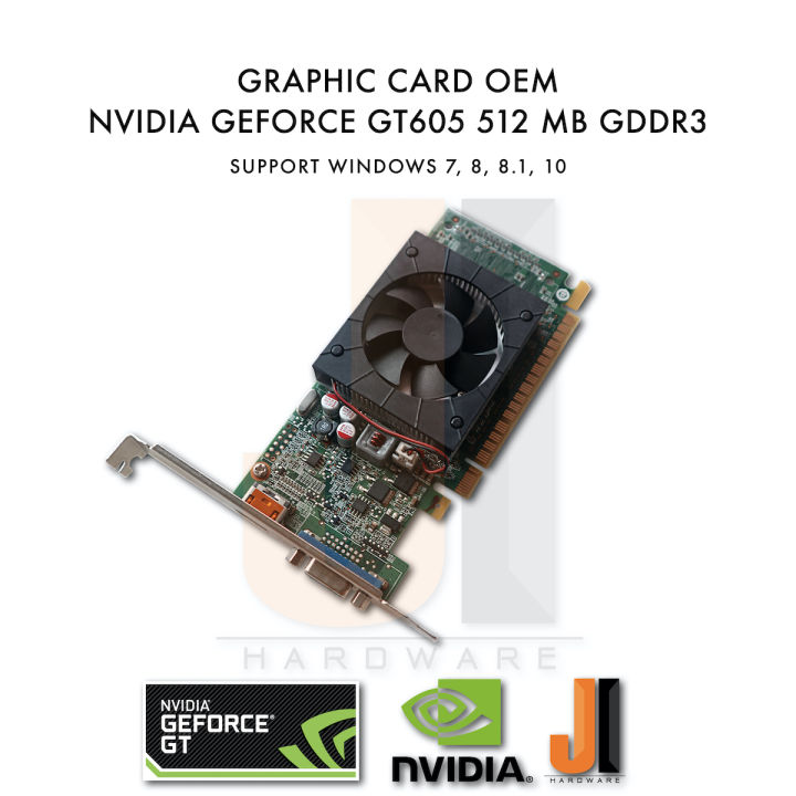 nvidia-geforce-gt605-512mb-32-bit-gddr3-oem-สินค้ามือสองสภาพดี