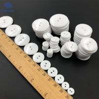 New Resin Sewing Clothes White Buttons plastic Scrapbooking Round Two Holes Botones Bottoni Botoes 9 10 11 15 18 20 23 25mm Haberdashery