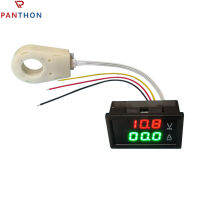 PANTHON หม้อแปลงกระแสไฟฟ้า DC เซ็นเซอร์ฮอลล์แบบสองทิศทางกระแส DC 300V แรงดันไฟฟ้าเครื่องวัดค่ามิเตอร์ปัจจุบันแผงจอแสดงผล LED คู่