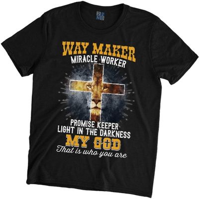 Way Maker Miracle Worker T-shirt Incubating Glow In Darkness Christianity 100% cotton T-shirt
