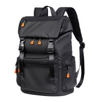 Mens 17.3"Large Capacity Oxford High-quality Fashion Business Laptop Backpack Waterproof Wear-resistant Leisure Travel Backpack