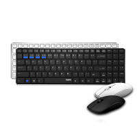 ใหม่ Rapoo 9300G Multi-Mode Silent Wireless Keyboard Mouse Combos Bluetooth 3.04.0 RF 2.4G สลับระหว่าง3อุปกรณ์ Connectionhot