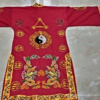 Taoism Religious Vestments Robe TaijiBagua Clothing TaoistCostume Gossip Taoism Clothing Robe Gossip Hat Taoist Supplies-Taoist clothing religious ceremonies robes Tai Chi