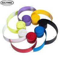 SALYWEE Xksj 100% ที่พันด้ามแบดมินตัน7สีของแท้สำหรับที่จับลายนูนเทปพันด้ามไม้กันลื่น