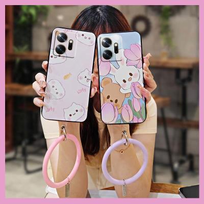 advanced luxurious Phone Case For infinix X6821/Zero20 liquid silicone cute Mens and Womens solid color couple ring