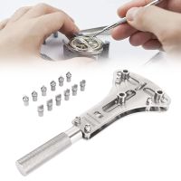 ：》《{ Watch Back Case Opener Wrench Adjustable Portable Stainless Steel Watch Screw Back Remover Watch Tools