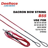 【YD】 DeeRace Recurve Bow String Dacron Material B55 Use 48  50  54  58  60  62  64  66  68  70  Inch 12/14/16/18 Strands