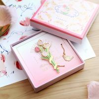 [COD] Xinmo flower creative bookmark and saying language blessing ceremony practical hollow fresh gift bag