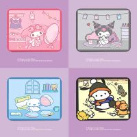 Sanrio แป้นพิมพ์แผ่นรองบนโต๊ะงานเขียนในออฟฟิศแผ่นรองเมาส์แผ่นรองเมาส์เกมแผ่นรองเมาส์ความคิดสร้างสรรค์ส่วนบุคคลอนิเมะการ์ตูน Cinnamoroll