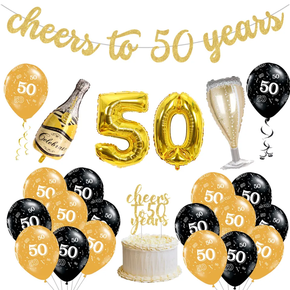 50th Birthday Party Decorations Images | Shelly Lighting