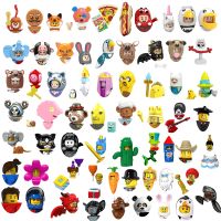 【CW】 60 Styles Animal Mini Building Blocks Bird Vegetable Cactus Panda Kids Small Bricks Funny Models Toys Fireworks Boy Circus