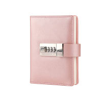 Agenda Planner With Lock School Note Book Line Stationery Journal Sketchbook A7 Small Notepad