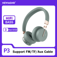 Newmsnr Hi-Fi Clear Bass Bluetooth Headphones Support FM TF Aux Cable thumbnail