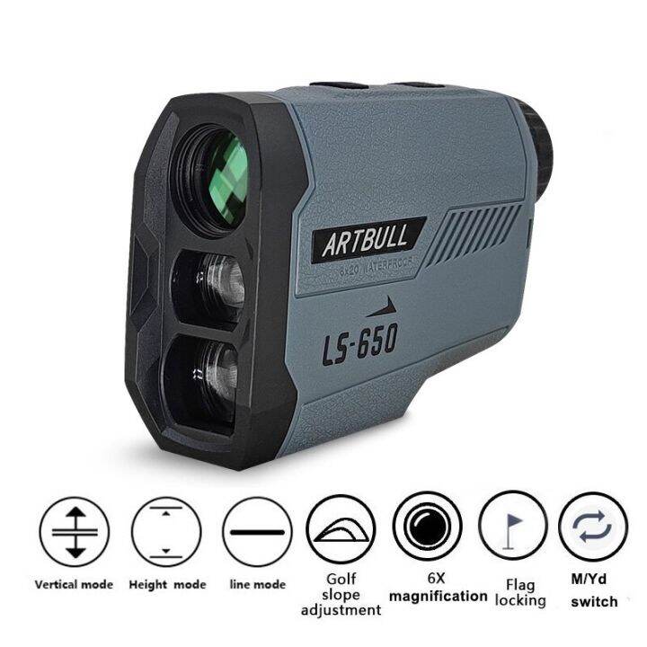 ARTBULL Laser Rangefinder for Hunting 1000m 650m Slope FlagLock slope