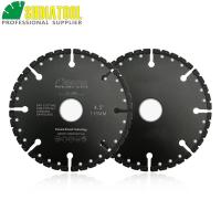 SHDIATOOL 2pcs 4.5"/115mm Demolition Blade Vacuum Brazed Diamond Saw Blade Multi Purpose Rescue Cutting Disc Cast Rebar Aluminum Hand Tool Parts  Acce