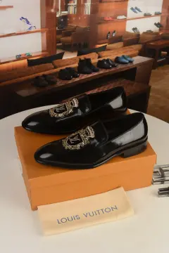 LV Formal Shoes - LV Patterned, Men's Fashion, Footwear, Dress Shoes on  Carousell